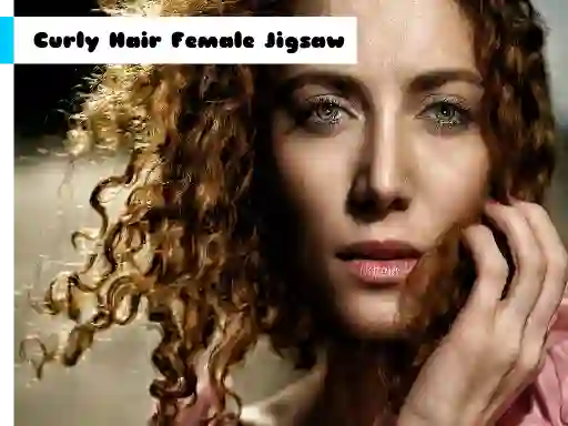 Curly Hair Female Jigsaw — free online game