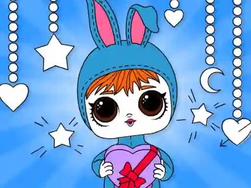 Popsy Surprise Valentines Day Coloring — free online game