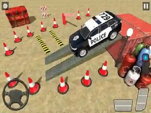 Modern Police Car Parking Sim 2022 — free online game