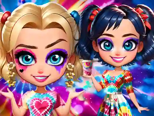Tie Dye Explosion of Color — free online game