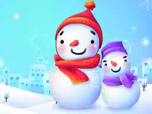 Snowman 2020 Puzzle — free online game