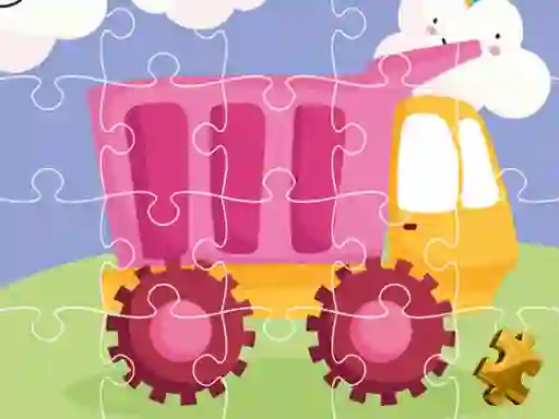 Cute Kids Trucks Jigsaw — free online game