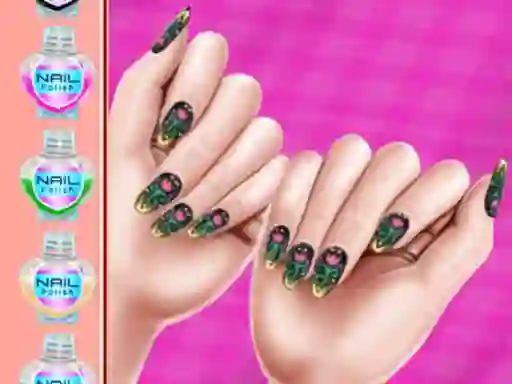 Royal Theme Nail Art DIY — free online game