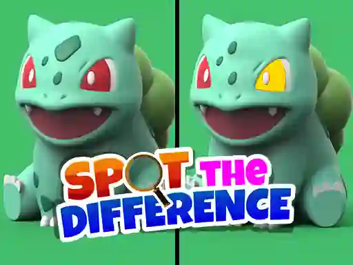 Pokimon Spot the differences — free online game