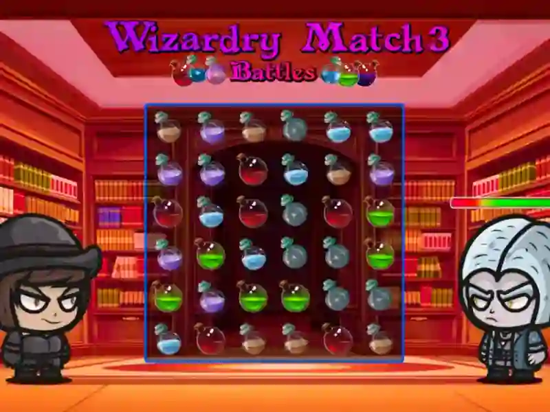Mchezo Wizardry Match 3 Battles online