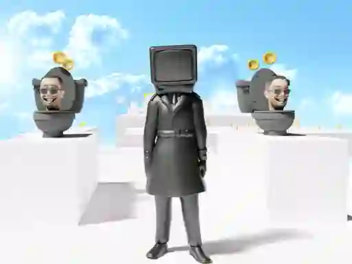 Skibidi Toilet Parkour run  — free online game