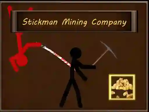 Stickman mining Company — free online game