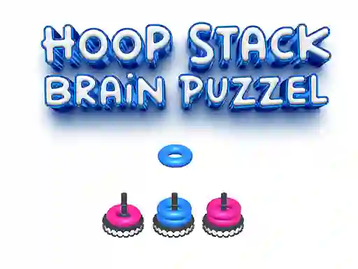 Hoop Stack Brain Puzzel Game — free online game
