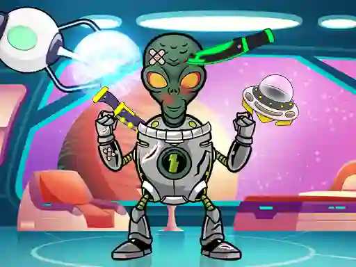 Permainan Kick The Alien talian