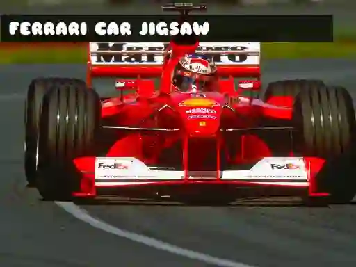 Spel Ferrari Car Jigsaw aanlyn
