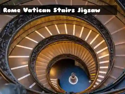 Rome Vatican Stairs Jigsaw — free online game