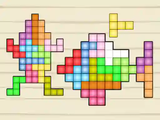 Tetra Blocks Mosaic  — free online game