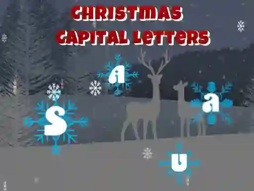 Christmas Capital Letters — free online game