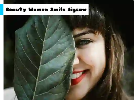 Spel Beauty Women Smile Jigsaw aanlyn