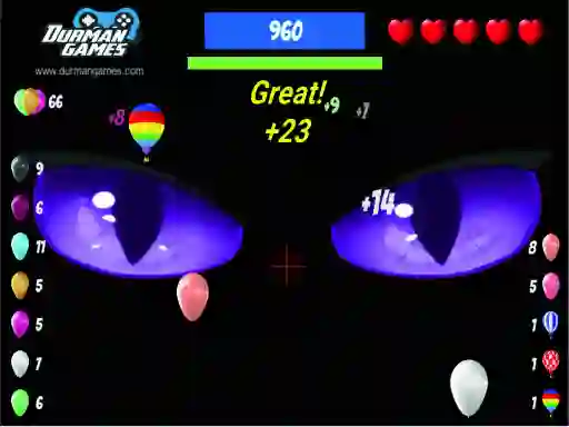 Ballons Shooting Creepy — free online game
