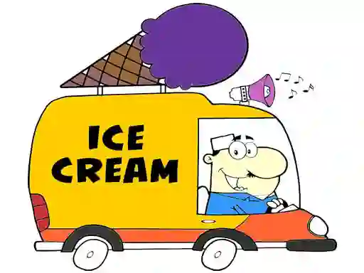 Ice Cream Trucks Coloring — free online game