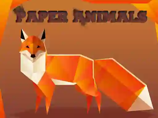 Paper Animals Pair — free online game