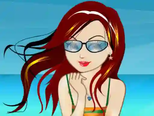 Beach Girl Dressup — free online game