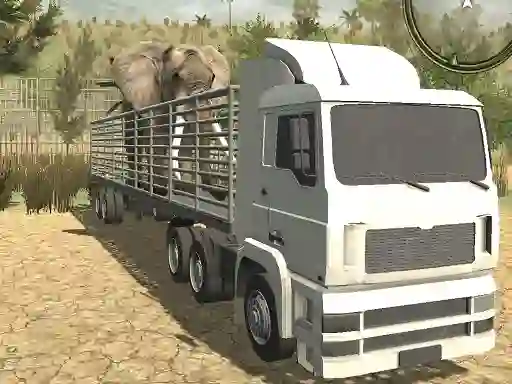 Offroad Truck Animal Transporter — free online game