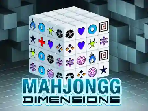 Mahjongg Dimensions 3D — free online game