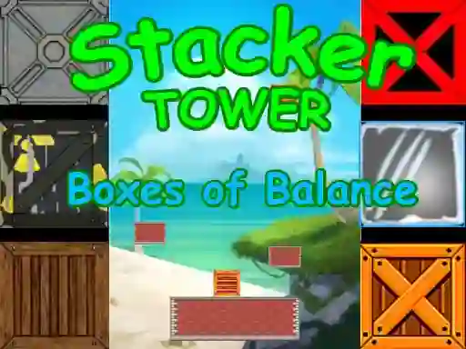 Stacker Tower Boxes of Balance — free online game