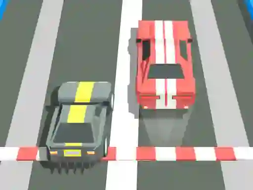 Train Traffic Car Race — free online game