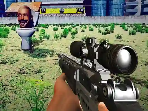 Sniper Hunting Skibidi Toilet  — free online game