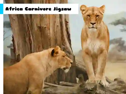 Africa Carnivore Jigsaw — free online game