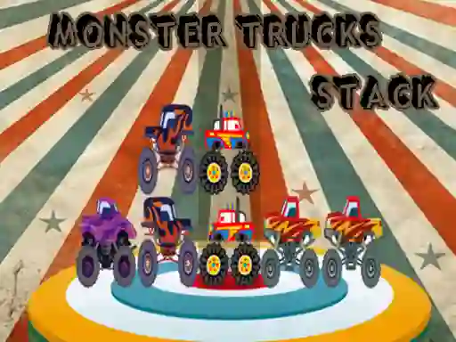 თამაში Monster Trucks Stack ონლაინ