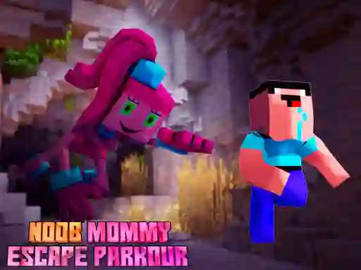 Noob Mommy Escape Parkour — free online game