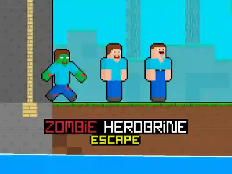 Zombie Herobrine Escape — free online game