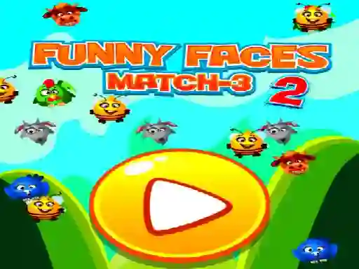 Igra Funny Faces Match-3 2 online
