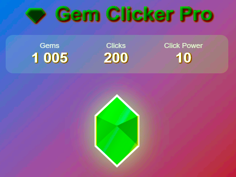 Gem clicker pro