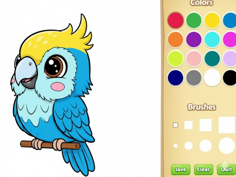 Kawaii Animal Coloring Book