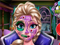 Elsa Scary Halloween Makeup