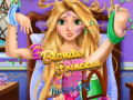 Blonde princess hospital recovery