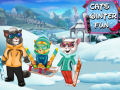 Cats Winter Fun