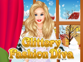 Glittery Fashion Diva