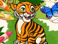 Color Me Jungle Animals