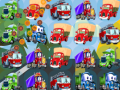 Cartoon Trucks Match 3 