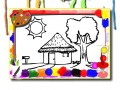 Back To School: House Coloring Book