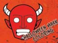 Halloween Mask Coloring Book