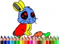 Back To School: Rabbit Coloring Book