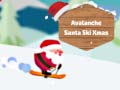 Avalanche Santa Ski Xmas