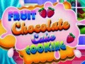 Fruit Chocolate Cake Cooking