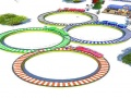 Lowpolly Train Racing