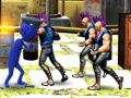 Police Stick man Fighting