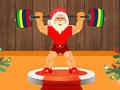 Santa Weightlifter