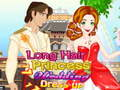 Long Hair Princess Wedding Dress up