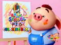Back To School Coloring Book Pig